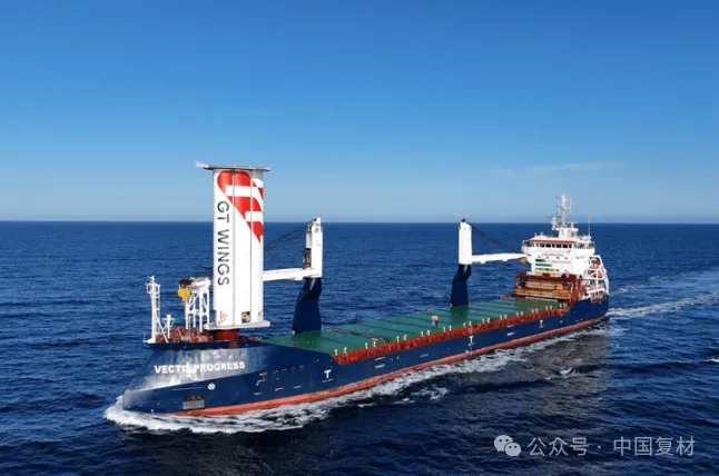 混合復合材料結構為海上脫碳提供了剛性風力推進解決方案