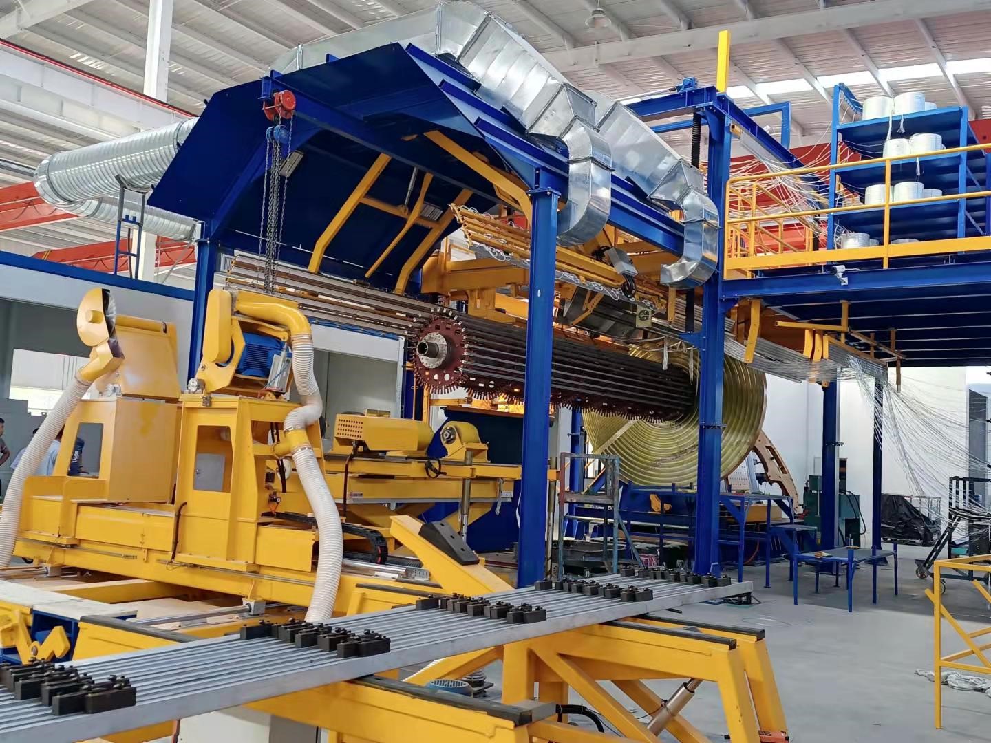 填補(bǔ)北方市場(chǎng)空白,格瑞德集團(tuán)連續(xù)纏繞玻璃鋼管道生產(chǎn)線試車成功 填補(bǔ)北方市場(chǎng)空白,格瑞德集團(tuán)連續(xù)纏繞玻璃鋼管道生產(chǎn)線試車成功