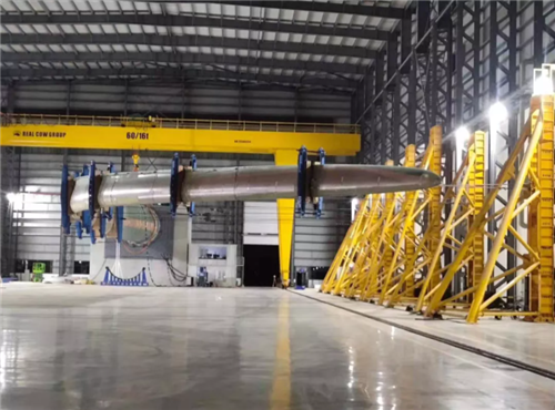 全球最長碳玻混拉擠葉片靜力測試一次性通過 全球最長碳玻混拉擠葉片靜力測試一次性通過