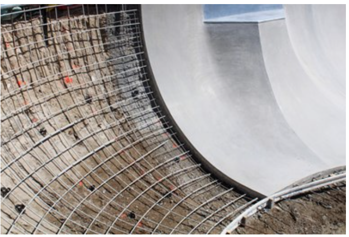 Pultron 復合材料公司為滑板公園建設實施柔性復合鋼筋