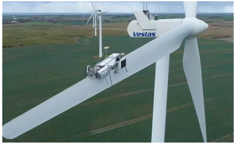 維斯塔斯推出風電葉片機器人