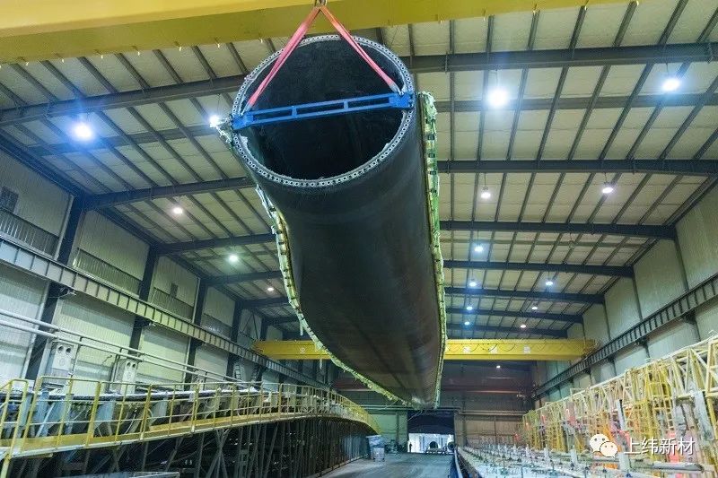 上緯新材與時代新材合作使用EzCiclo可回收熱固性樹脂TMT86A型葉片成功下線 上緯新材與時代新材合作使用EzCiclo可回收熱固性樹脂TMT86A型葉片成功下線