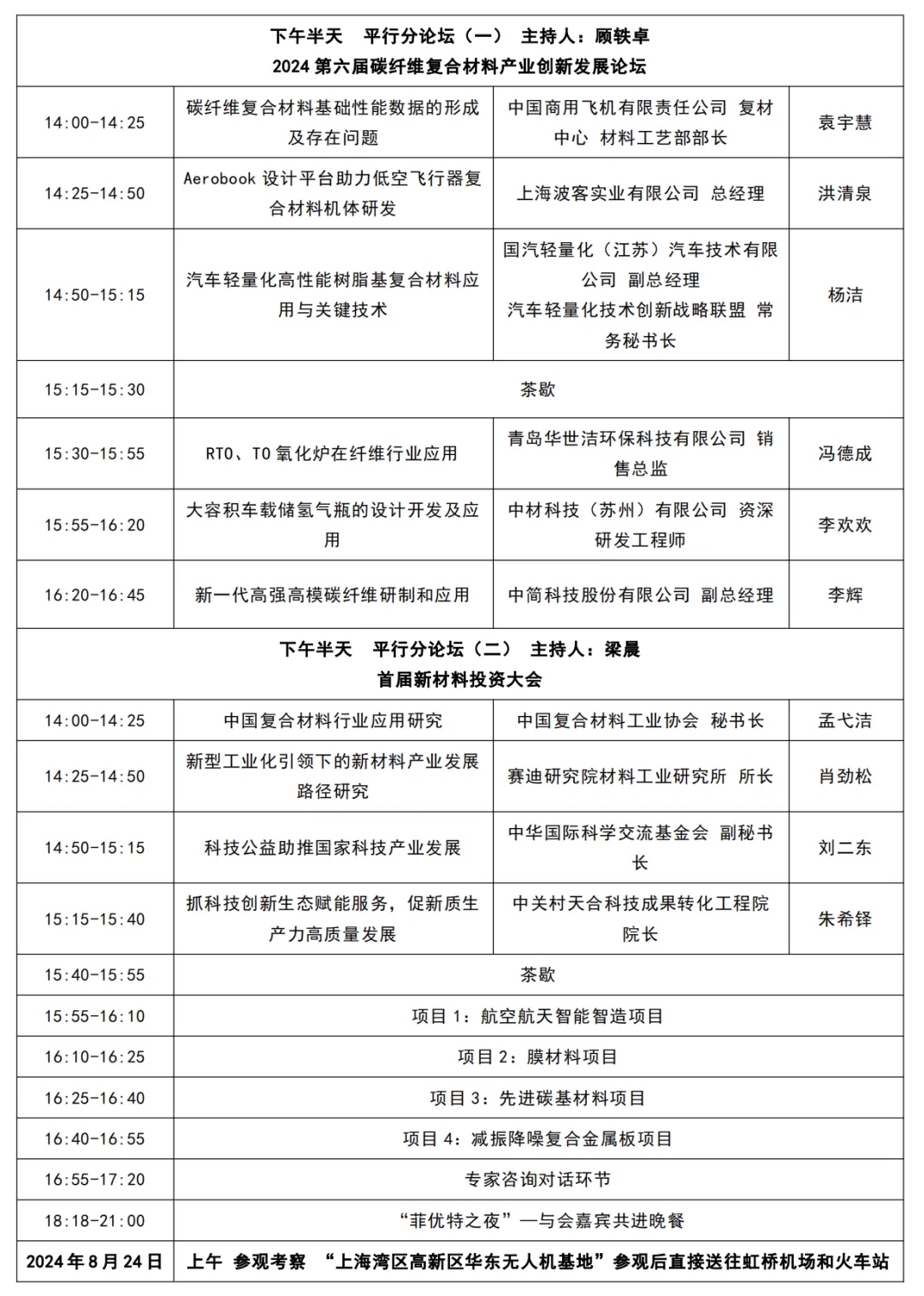 8月23日丨會議日程、參會路線 看這里！