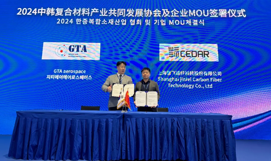 2024中韓復合材料產業共同發展協會及企業MOU簽署儀式成功舉辦