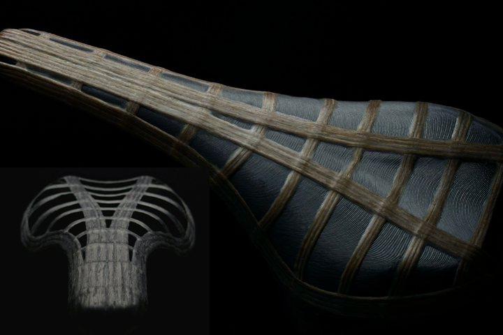 仿生纖維鋪放生產(chǎn)熱塑性復合材料預制件